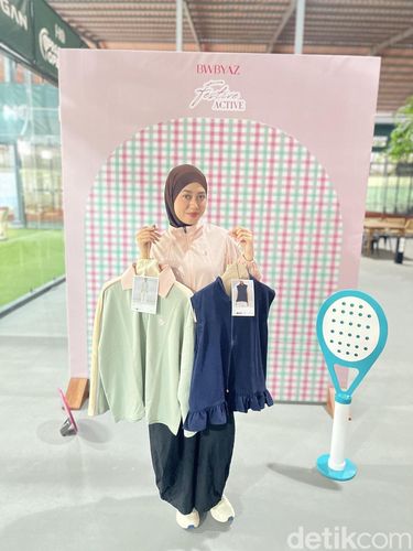 Brand hijab dan daily wear, BWBYAZ baru saja meluncurkan koleksi olahraga bertajuk Festive Active di HQ Padel & Tenis (4/6/2026).