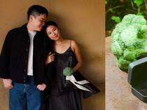 Bukan Mawar atau Lily, Wanita Ini Bikin Buket Brokoli buat Prewedding