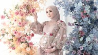 Potret: Gaya Hijab Dinan Fajrina Foto Hamil Saat Doni Salmanan Dipenjara