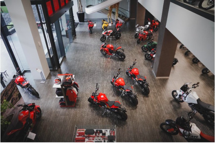 Ducati Indonesia dirikan showroom di Pondok Indah Jakarta Selatan.