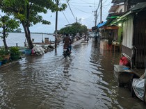 250 KK di Kampung Bugis Mataram Terdampak Banjir Rob