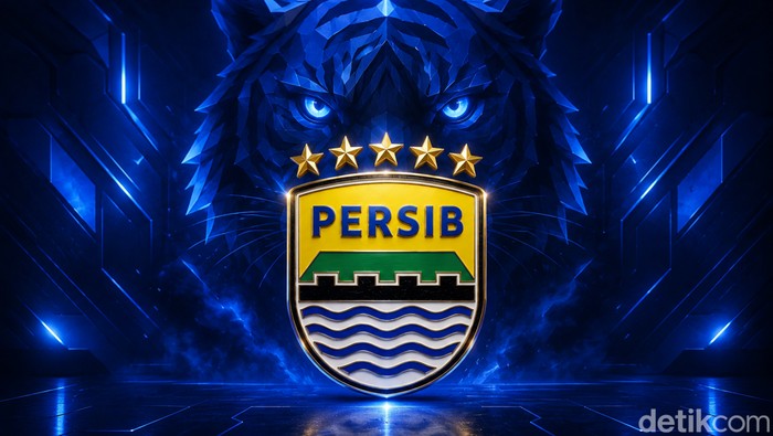 Ilustrasi logo Persib Bandung.