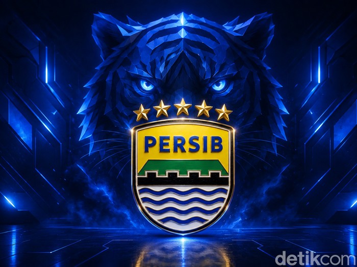 Ilustrasi logo Persib Bandung.
