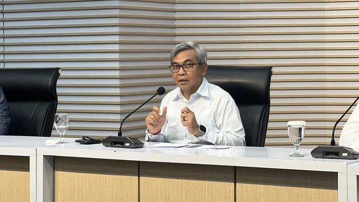 Ketua KPK Setyo Budiyanto dalam konferensi pers di Gedung Merah Putih KPK, Kamis (4/6/2026).
