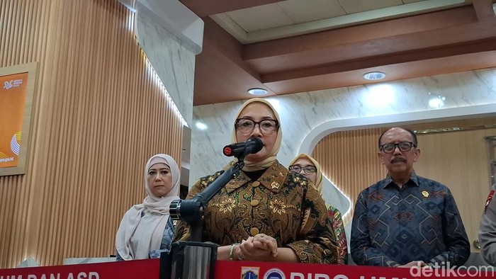 Menteri PPPA Arifah Fauzi menegaskan kasus kekerasan seksual tak dapat diselesaikan lewat jalur damai dan harus diproses sesuai ketentuan hukum yang berlaku. (B Belia/detikcom)
