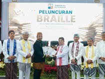 Gebrakan HJB ke-544: DPRD Kota Bogor Rilis Perda Aksara Braille