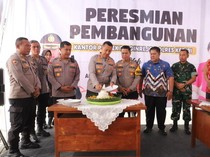 Polsek Ringinrejo Pindah ke Gedung Baru, Begini Pesan Kapolres Kediri