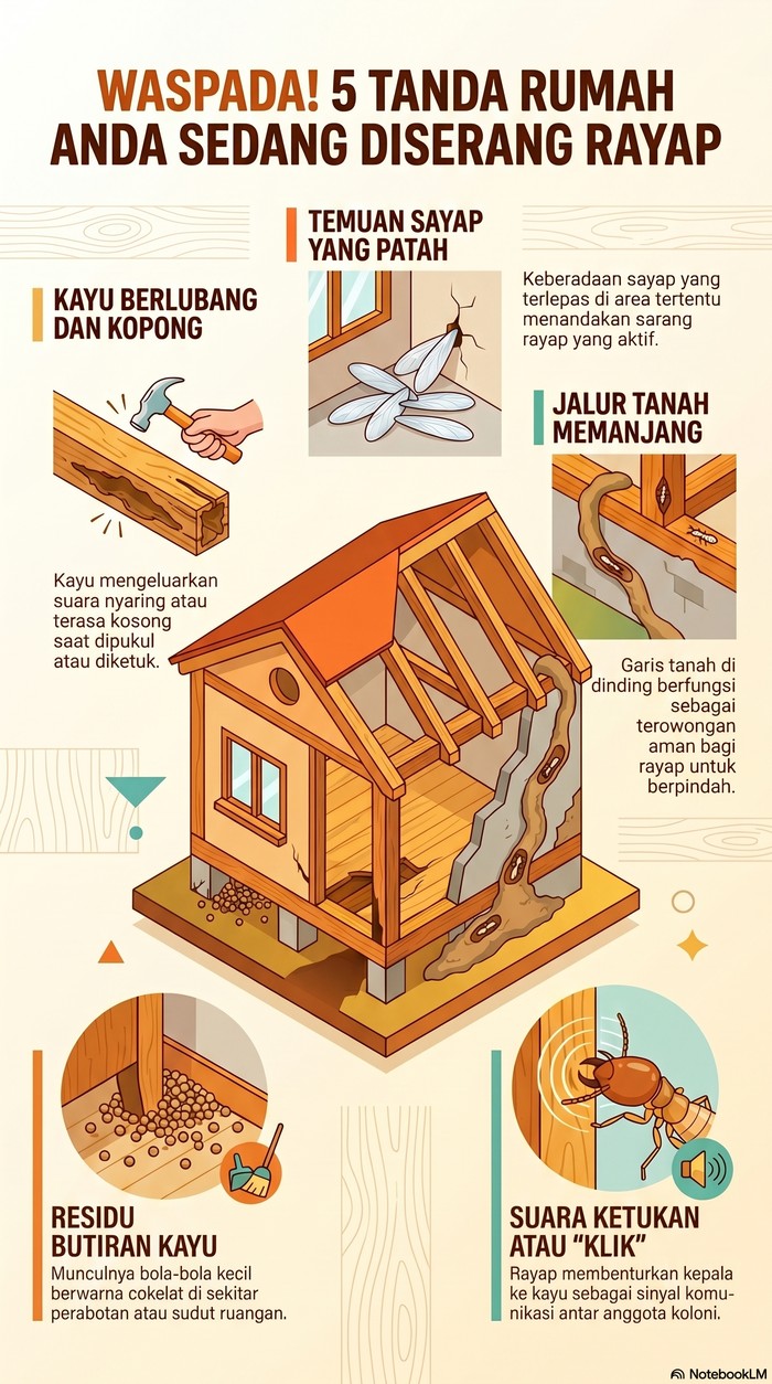 Pertanda Serangan Rayap di Rumah