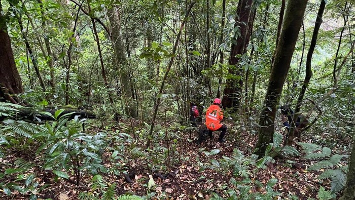 Proses pencarian pendaki asal Aceh Utara yang hilang di Gunung Seulawah.