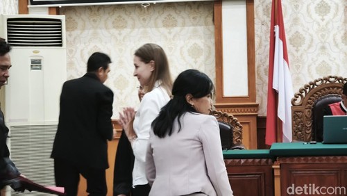 Proses persidangan kasus narkotika WN Rusia Kseniia Varlamova di PN Denpasar, Kamis (4/6/2026). Dokumentasi Wibhi Leksono/detikBali