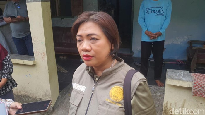 Koordinator Satgas PPA DIY, Yekti Utami saat memberikan keterangan di Piyungan, Bantul, Kamis (4/6/2026).
