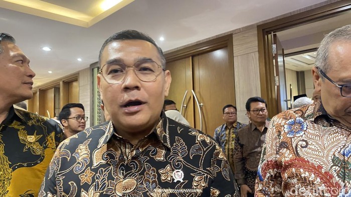Wakil Menteri Agraria dan Tata Ruang/Badan Pertanahan Nasional (ATR/BPN) Ossy Dermawan di Gumaya, Kecamatan Semarang Selatan, Kota Semarang, Kamis (5/6/2026).