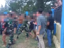 Viral Video Baku Hantam Oknum Anggota TNI Vs Warga di Lampung, 8 Luka