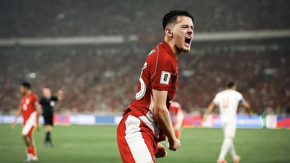 Bek Timnas Indonesia Justin Hubner.