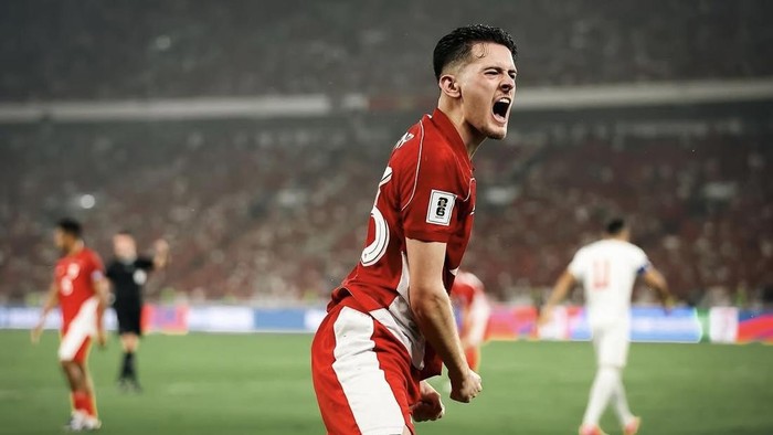 Bek Timnas Indonesia Justin Hubner.