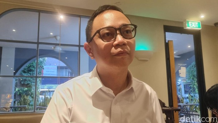 Humas GMS Pusat, Josiah Michael, saat memberi keterangan, Jumat (5/6/2026).