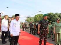 Al Haris Sambut Gembira Kepulangan 450 Prajurit Yonif 142/KJ dari Papua