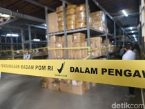BPOM RI Gerebek Gudang Kosmetik Ilegal di Tangerang, Nilainya Tembus Rp 27 Miliar