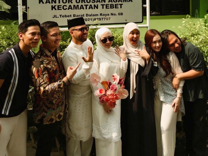 Hassan Alaydrus nikahi Audrey Jesslyn