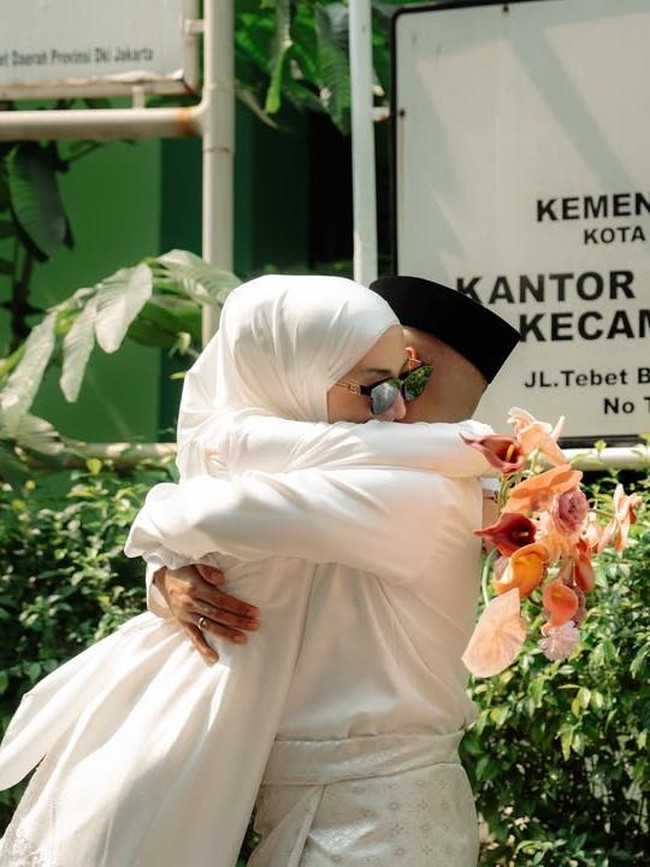 Jumat Syahdu... Hassan Alaydrus Nikahi Audrey Jesslyn di KUA