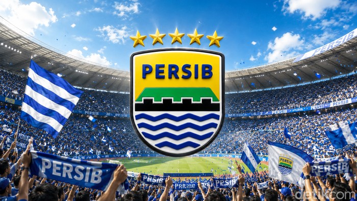 Ilustrasi logo Persib Bandung.