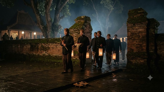 ILUSTRASI. Malam 1 Suro.