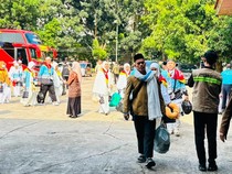 443 Jemaah Haji Kloter 3 Debarkasi Palembang Tiba, Satu Orang Tanazul