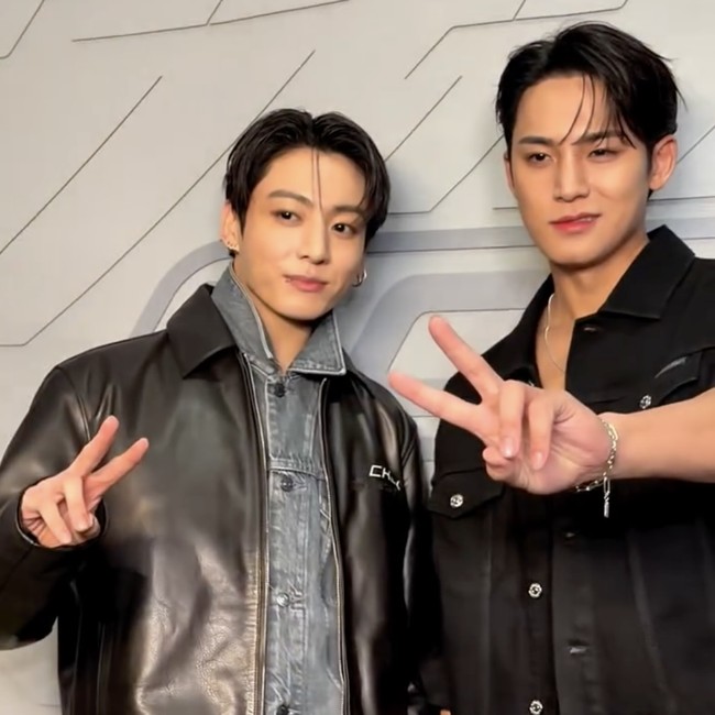 Gantengnya Kelewatan, Jungkook BTS & Mingyu SEVENTEEN Bersatu di Jepang