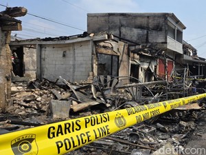 Getir Lansia Tewas Akibat Rumah Diamuk Api di Gambir
