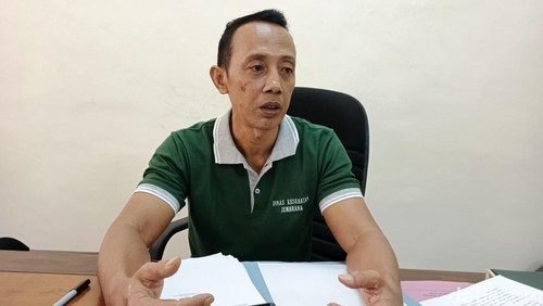Kepala Dinkesos Jembrana, I Gusti Bagus Ketut Oka Parwata, saat ditemui detikBali dikantornya, Jumat (5/6/2026).