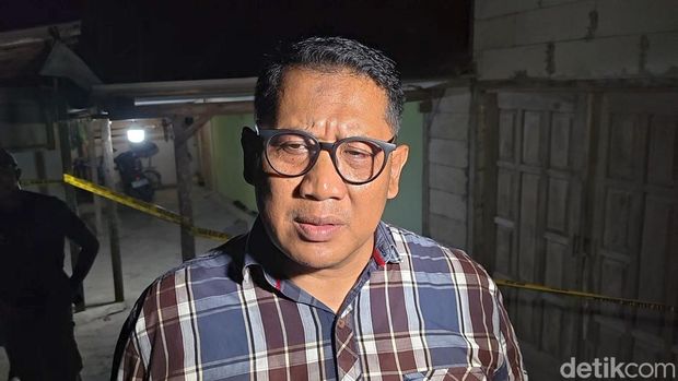 Pembunuhan di Sragen Kasat Reskrim Polres Sragen, AKP Catur Agus Yudo Praseno, ditemui di lokasi pembunuhan bocah SD di Dawung, Jenar, Jumat (5/6/2026).