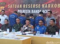 4 Pemuda di Aceh Ditangkap saat Selundupkan 4 Kg Sabu di Bandara SIM