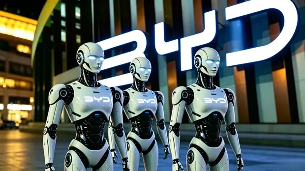 Robot humanoid BYD. Robot humanoid BYD.