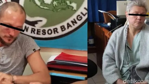SK dan KK sedang diperiksa di Mapolres Bangli, Jumat (5/6/2026).