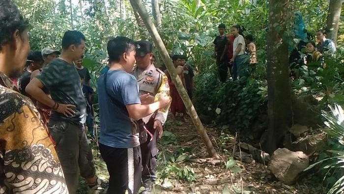 Warga heboh dengan temuan kerangka manusia di Kalisat, Jember.