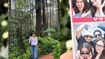 Senyum Manis Ayu Ting Ting Saat Liburan di Orchid Forest Cikole