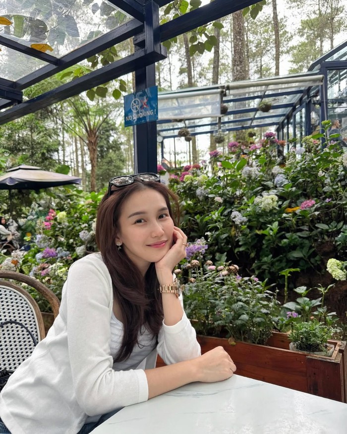 Ayu Ting Ting di Lembang