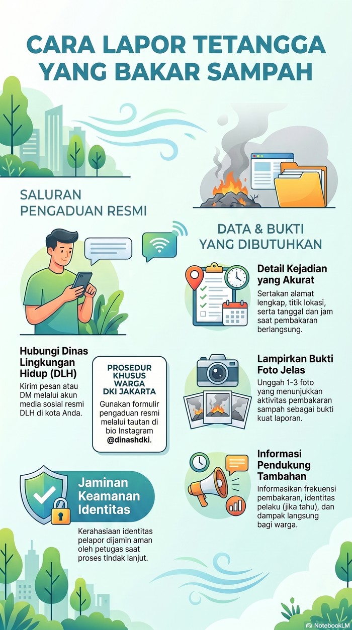 Cara Lapor Tetangga yang Suka Bakar Sampah