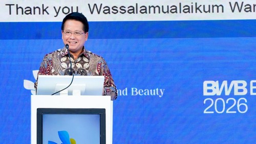 Direktur Utama BRI Hery Gunardi di Bali Wellness and Beauty Expo (BWB Expo) 2026, Jumat (5/6/2026).