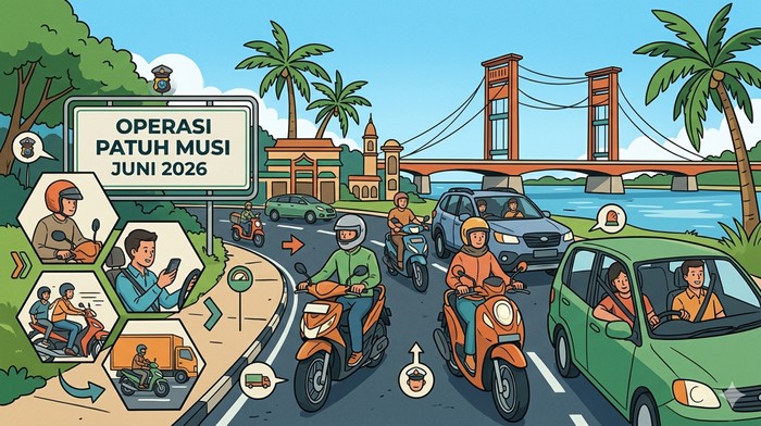 Ilustrasi Operasi Patuh Musi 2026