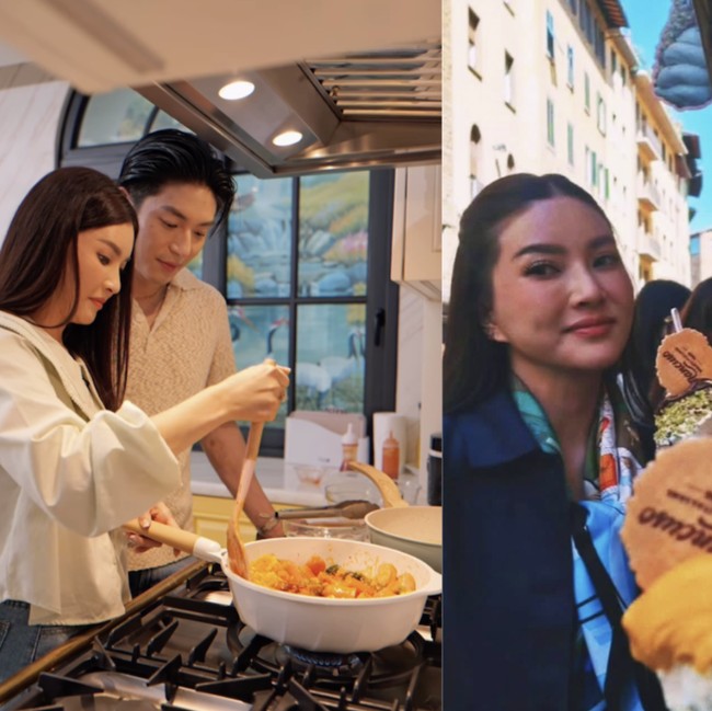 Sarwendah dan Gio Kompak Masak hingga Kulineran Bareng di Eropa