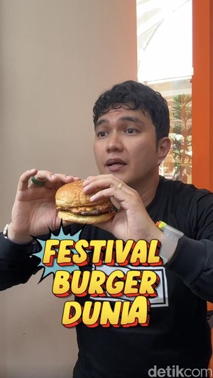 Video Aldi Taher Ramaikan Festival Burger Dunia di Sudirman