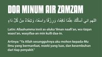 Doa Minum Air Zamzam