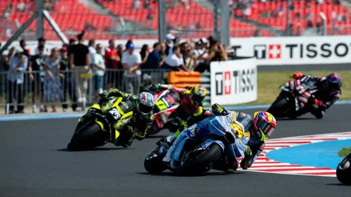 Fermin Aldeguer di sprint race MotoGP Hungaria.