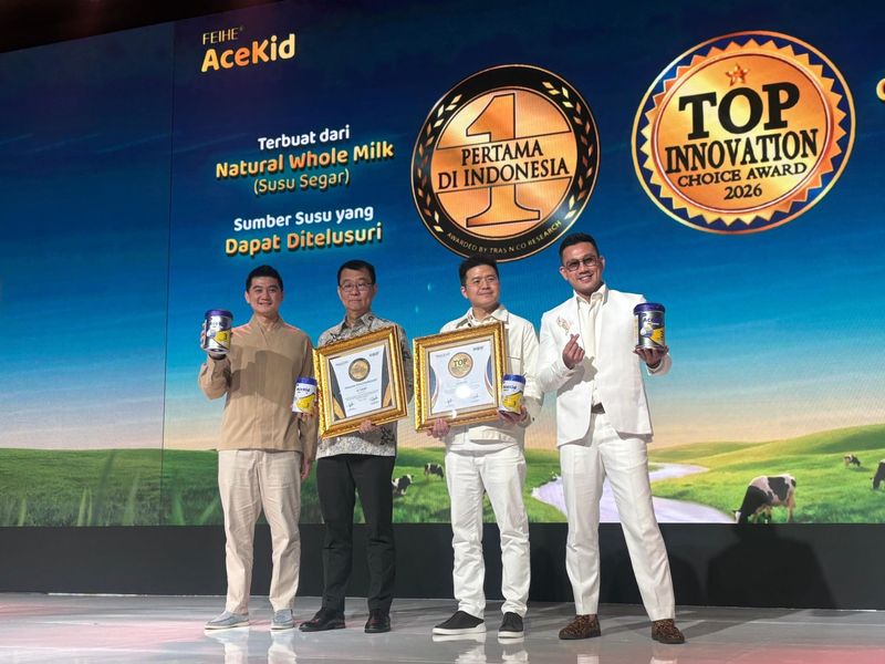 Grand Launching AceKid 'New Fresh Standard' di Kempinski Grand Ballroom, Jakarta, Minggu (7/6/2026). Grand Launching AceKid 'New Fresh Standard' di Kempinski Grand Ballroom, Jakarta, Minggu (7/6/2026).