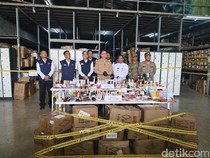 Penampakan Gudang Tangerang yang Digerebek BPOM, Simpan Kosmetik Ilegal Senilai Rp 27 M