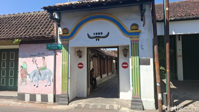 Kawasan heritage Between Two Gates di Kelurahan Kelurahan Purbayan, Kecamatan Kotagede, Kota Jogja, Minggu (7/6/2026).