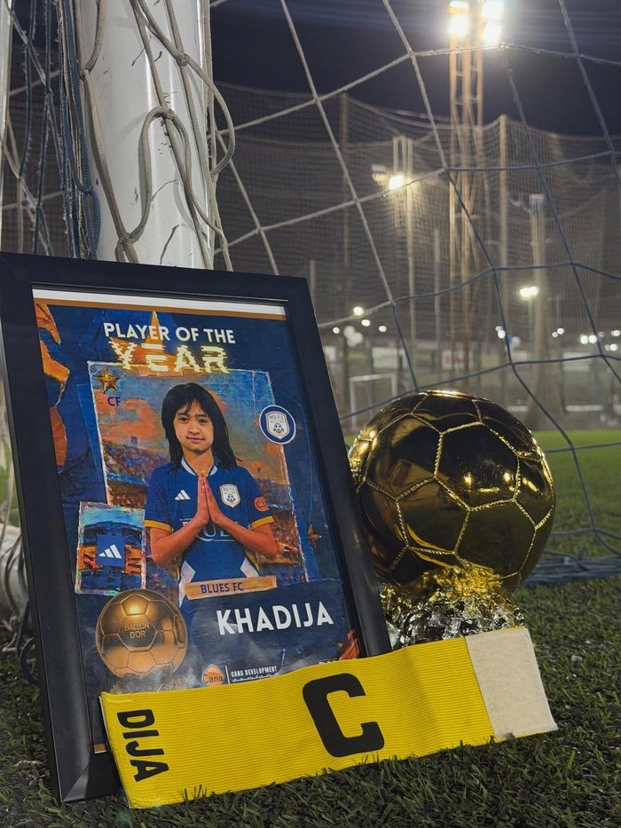 Khadeejah, putri Oki Setiana Dewi raih player of the year.