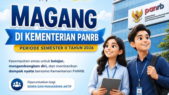 Pendaftaran magang Kementerian PANRB.