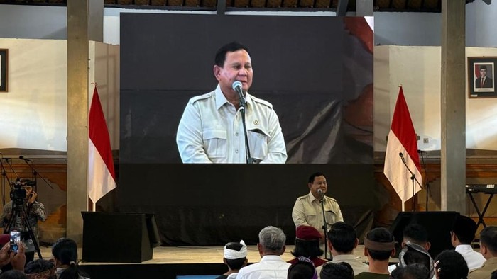 Prabowo Subianto di Sekolah Rakyat Menengah Pertama (SRMP) 17, Tabanan, Bali
